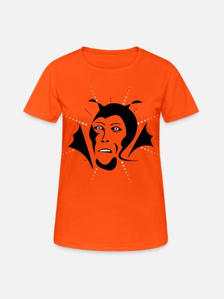 Devil / Teufel - Women's Breathable T-Shirt - neon orange