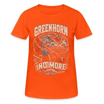 Le crabe royal d’Alaska est inexpérimenté - T-shirt respirant Femme - orange néon - Devant - AI Model Female 172 dark (172cm)