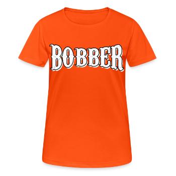 bobber chopper biker autocollant de croisière autocollant - T-shirt respirant Femme - orange néon - Devant - AI Model Female 172 dark (172cm)