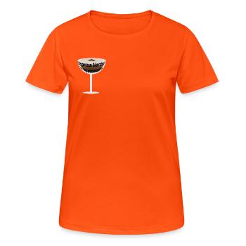 Espresso Martini - Women's Breathable T-Shirt - neon orange - Front - AI Model Female 172 dark (172cm)