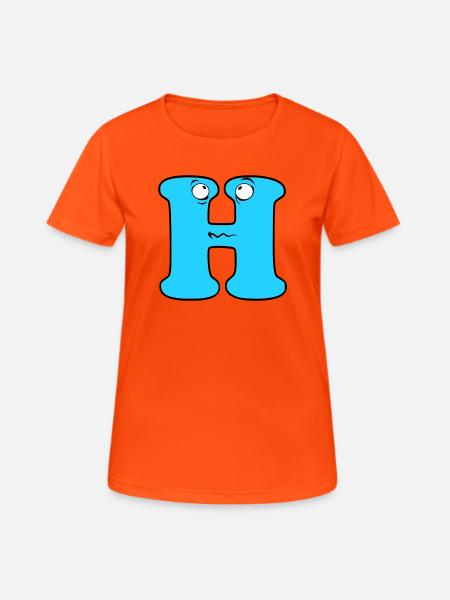 H - Women's Breathable T-Shirt - neon orange