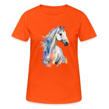Arab - Women's Breathable T-Shirt - neon orange - Front - AI Model Female 172 dark (172cm)