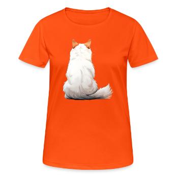 Turkish Van - Women's Breathable T-Shirt - neon orange - Front - AI Model Female 172 dark (172cm)