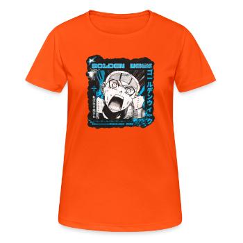 I survived Golden Week Japan - Frauen T-Shirt atmungsaktiv - Neonorange - Vorne - AI Model Female 172 dark (172cm)