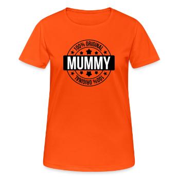 Best Mom - Mother's Day - Women's Breathable T-Shirt - neon orange - Front - AI Model Female 172 dark (172cm)