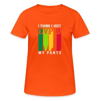 Paranormal Ghost Ghost Hour Ghost Ghost - Women's Breathable T-Shirt - neon orange - Front - AI Model Female 172 dark (172cm)