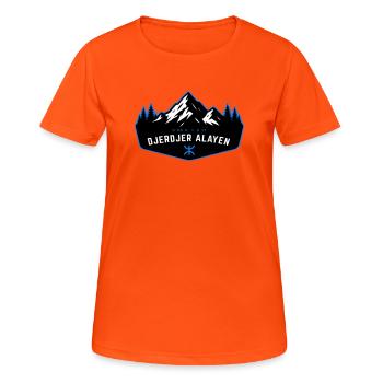 Djerdjer_Alayen_2 - Women's Breathable T-Shirt - neon orange - Front - AI Model Female 172 dark (172cm)