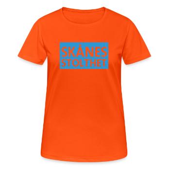 La fierté de la Scanie - T-shirt respirant Femme - orange néon - Devant - AI Model Female 172 dark (172cm)