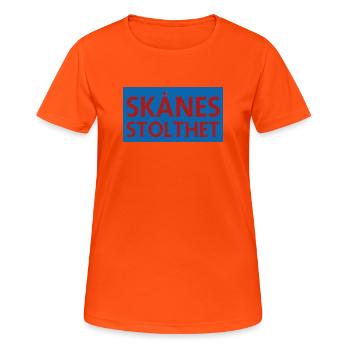 L’emblème de la fierté de Scanie - T-shirt respirant Femme - orange néon - Devant - AI Model Female 172 dark (172cm)