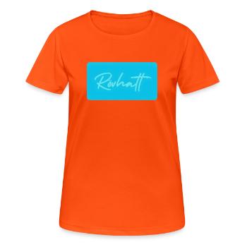 Ass Hat - Women's Breathable T-Shirt - neon orange - Front - AI Model Female 172 dark (172cm)