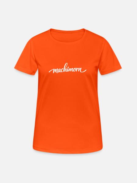 Je le ferai demain - T-shirt respirant Femme - orange néon