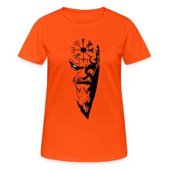 Odin - Women's Breathable T-Shirt - neon orange - Front - AI Model Female 172 dark (172cm)