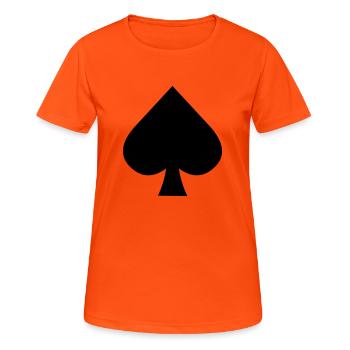 pik - T-shirt respirant Femme - orange néon - Devant - AI Model Female 172 dark (172cm)