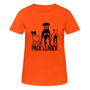 pack leader - Women's Breathable T-Shirt - neon orange - Front - AI Model Female 172 dark (172cm)