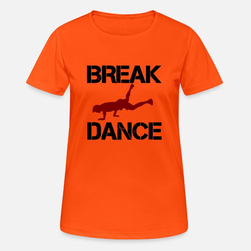 Breakdance - Women's Breathable T-Shirt - neon orange