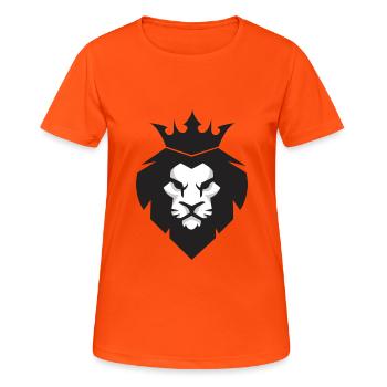 THE PRINCE - Women's Breathable T-Shirt - neon orange - Front - AI Model Female 172 dark (172cm)