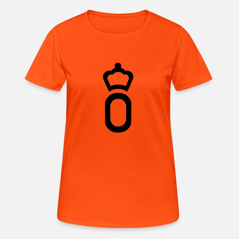 Oldenburger - Women's Breathable T-Shirt - neon orange