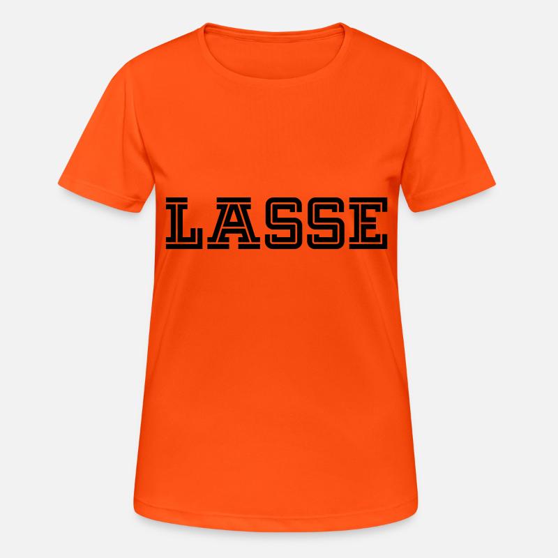 Lasse - Women's Breathable T-Shirt - neon orange