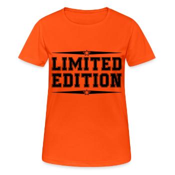 limited edition - Women's Breathable T-Shirt - neon orange - Front - AI Model Female 172 dark (172cm)