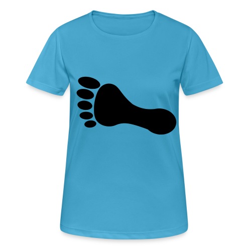 foot_vector_by_sarah_smal - Andningsaktiv T-shirt dam