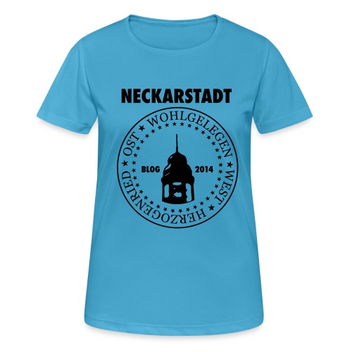Neckarstadt Blog seit 2014 (Logo dunkel) - Frauen T-Shirt atmungsaktiv