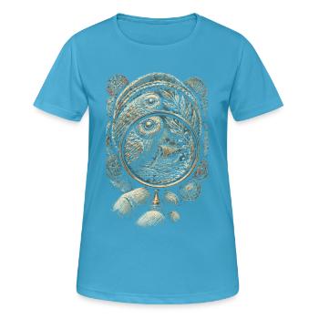 Coin Collector Numismatics Coin Collecting - Women's Breathable T-Shirt - sapphire blue - Front - AI Model Female 172 dark (172cm)