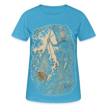 Baumpfleger Baumpflege - Frauen T-Shirt atmungsaktiv - Saphirblau - Vorne - AI Model Female 172 dark (172cm)