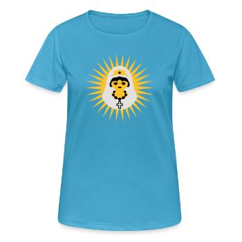 Braut | Bride | Wedding | Junggesellenabschied - Women's Breathable T-Shirt - sapphire blue - Front - AI Model Female 172 dark (172cm)