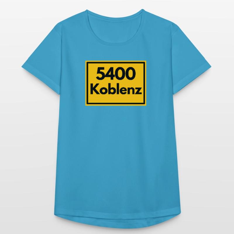 OLD POSTCODE POSTCODE RETRO 5400 KOBLENZ GERMAN Women's Breathable T-Shirt