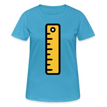 Scale Ruler Tool Office - Women's Breathable T-Shirt - sapphire blue - Front - AI Model Female 172 dark (172cm)