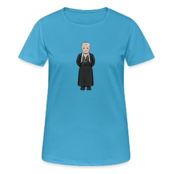Selma Lagerlöf - T-shirt respirant Femme - bleu saphir - Devant - AI Model Female 172 dark (172cm)