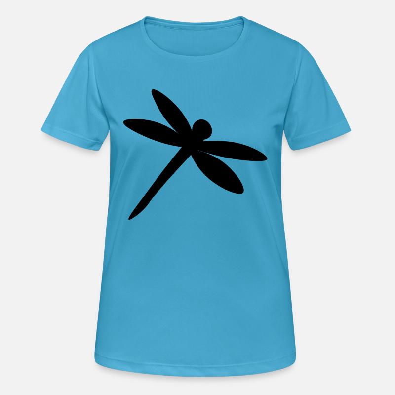 Libellule - Libellule - Libellule - T-shirt respirant Femme - bleu saphir