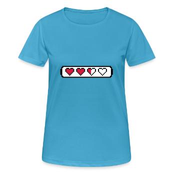 Gaming - T-shirt respirant Femme - bleu saphir - Devant - AI Model Female 172 dark (172cm)