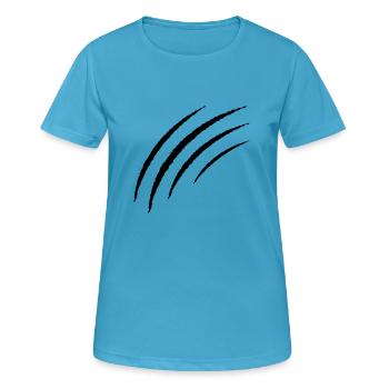 claw - Women's Breathable T-Shirt - sapphire blue - Front - AI Model Female 172 dark (172cm)