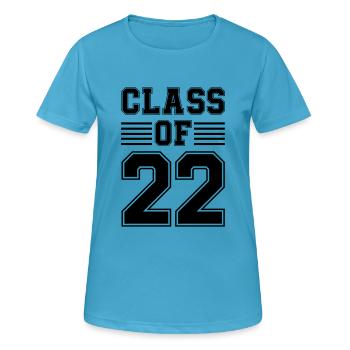 Class of 22 - Women's Breathable T-Shirt - sapphire blue - Front - AI Model Female 172 dark (172cm)