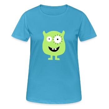 monster - Women's Breathable T-Shirt - sapphire blue - Front - AI Model Female 172 dark (172cm)