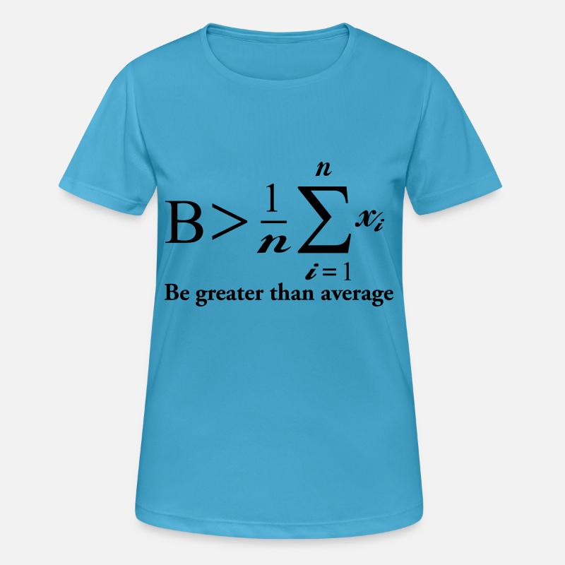 Mathematics - Women's Breathable T-Shirt - sapphire blue