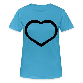 BLANK CUSTOMIZABLE NAME - Women's Breathable T-Shirt - sapphire blue - Front - AI Model Female 172 dark (172cm)