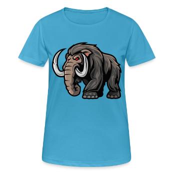 Mammut Comic - Women's Breathable T-Shirt - sapphire blue - Front - AI Model Female 172 dark (172cm)