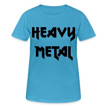 Heavy metal - Women's Breathable T-Shirt - sapphire blue - Front - AI Model Female 172 dark (172cm)