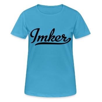 Imker - Frauen T-Shirt atmungsaktiv - Saphirblau - Vorne - AI Model Female 172 dark (172cm)