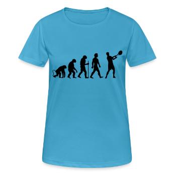 Evolution Tennis - Women's Breathable T-Shirt - sapphire blue - Front - AI Model Female 172 dark (172cm)