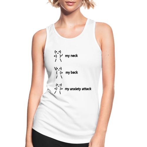 neck back anxiety attack - Women's Breathable Tank Top