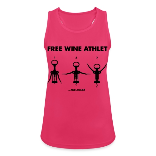 Free wine athlet - Frauen Tank Top atmungsaktiv