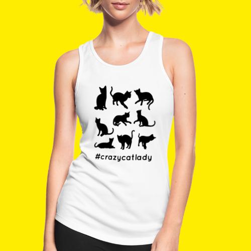 Crazy cat lady hashtag - Women's Breathable Tank Top