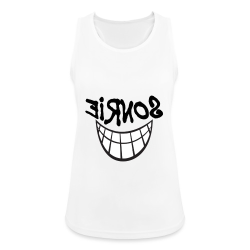 Para el Espejo:Sonrie 01 - Camiseta de tirantes transpirable mujer