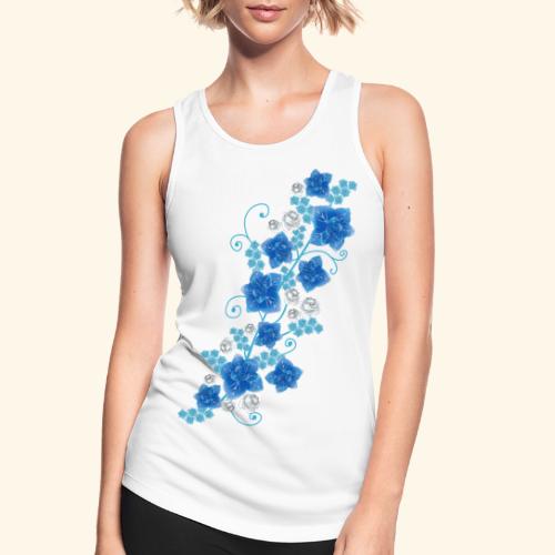 Blue Garden - Camiseta de tirantes transpirable mujer