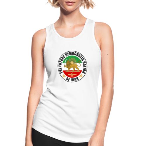 Iran Emblem Old Flag With Lion - Women's Breathable Tank Top