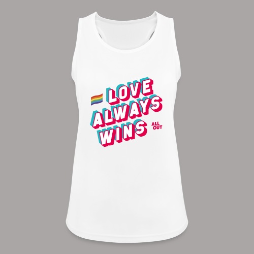 Love Always Wins - Women's Breathable Tank Top