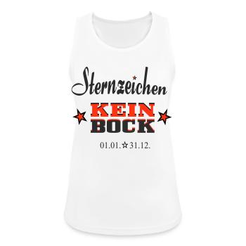Asterisk Kein Bock Annual Calendar - Women's Breathable Tank Top - white - Front - Zoe (177cm)